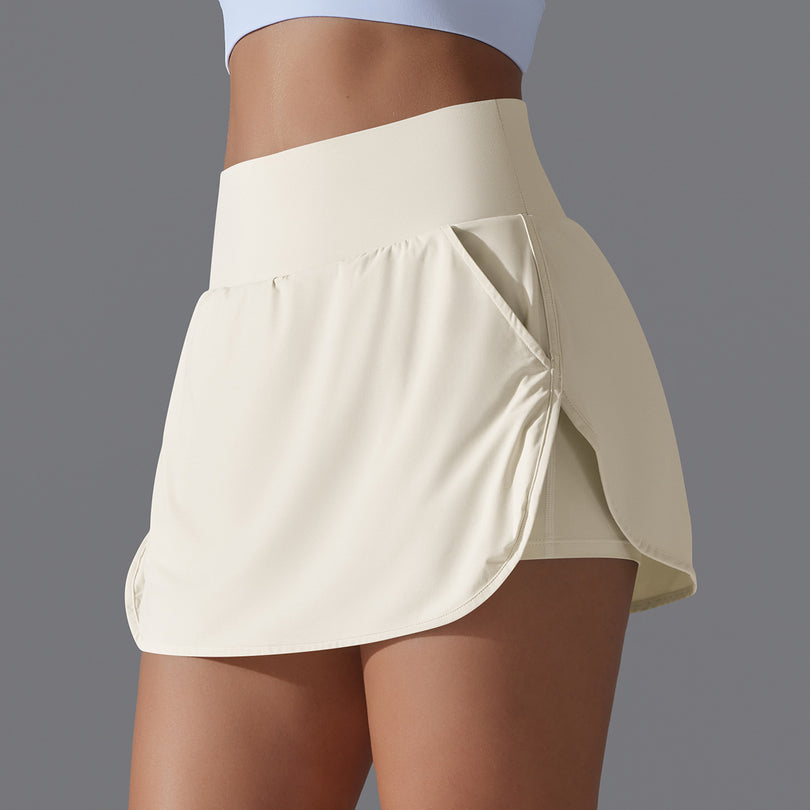Short Pollera - Crema