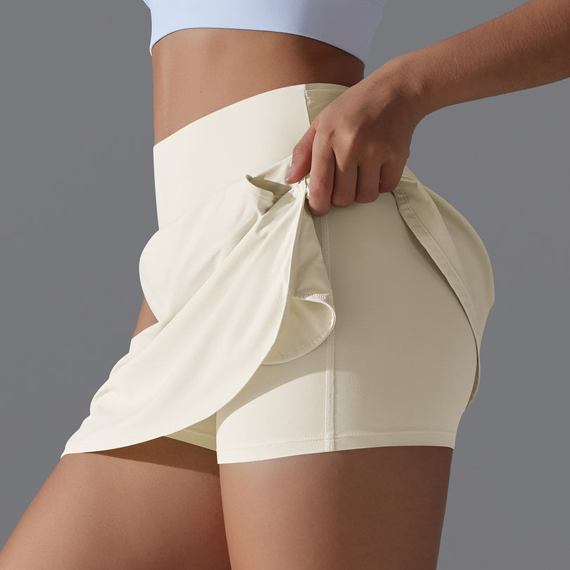 Short Pollera - Crema