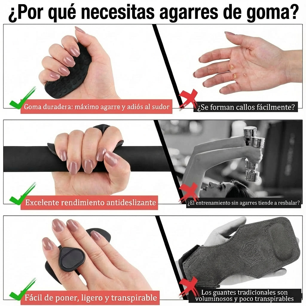 Agarres Fitness Antideslizantes – Cuidan Tus Manos y Mejoran Tu Rendimiento