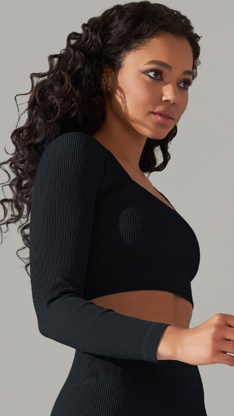 Top Manga Larga Parana Morley